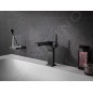 Keuco Edition 11 - Mitigeur de lavabo, chrome noir 51102130100
