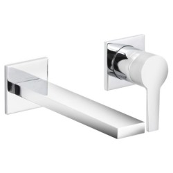 Keuco Edition 11 - Mitigeur de lavabo encastré, installation 2 trous, chrome 51116010200