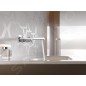 Keuco Edition 11 - Mitigeur de lavabo encastré, installation 2 trous, chrome 51116010200