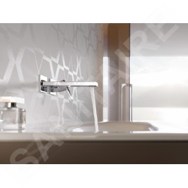 Keuco Edition 11 - Mitigeur de lavabo encastré, installation 2 trous, chrome 51116010201