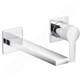 Keuco Edition 11 - Mitigeur de lavabo encastré, installation 2 trous, chrome 51116010202