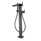 Keuco Edition 11 - Mitigeur de baignoire au sol, chrome noir 51127130100