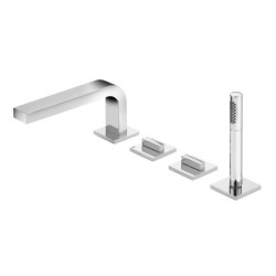 Keuco Edition 11 - Mitigeur au bord de baignoire, installation 4 trous, chrome 51130010200