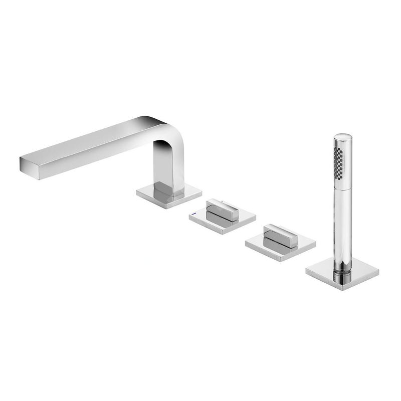 Keuco Edition 11 - Mitigeur au bord de baignoire, installation 4 trous, chrome 51130010100