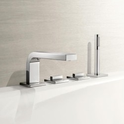 Keuco Edition 11 - Mitigeur au bord de baignoire, installation 4 trous, chrome 51130010100