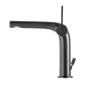 Keuco Edition 400 - Mitigeur de lavabo avec bonde, chrome noir 51502130000
