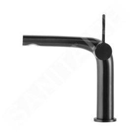 Keuco Edition 400 - Mitigeur de lavabo, chrome noir 51502130100