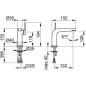 Keuco Edition 400 - Mitigeur de lavabo avec bonde, chrome 51504010002
