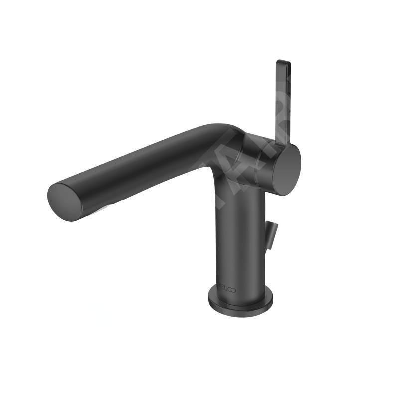 Keuco Edition 400 - Mitigeur de lavabo avec bonde, chrome noir 51504130002