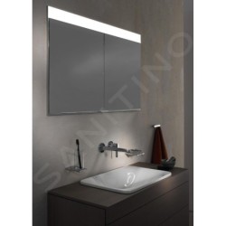 Keuco Edition 400 - Mitigeur de lavabo encastré, installation 2 trous, chrome 51516010200