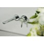 Keuco Edition 400 - Mitigeur de lavabo encastré, installation 2 trous, chrome 51516010200