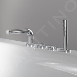 Keuco Edition 400 - Mitigeur au bord de baignoire, installation 4 trous, chrome 51530010100