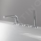 Keuco Edition 400 - Mitigeur au bord de baignoire, installation 4 trous, chrome 51530010100