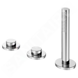 Keuco Edition 400 - Mitigeur au bord de baignoire, installation 3 trous, chrome 51530010500