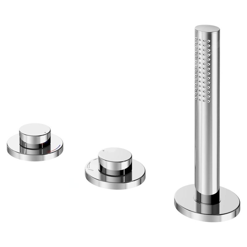 Keuco Edition 400 - Mitigeur au bord de baignoire, installation 3 trous, chrome 51530010500