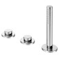 Keuco Edition 400 - Mitigeur au bord de baignoire, installation 3 trous, chrome 51530010500