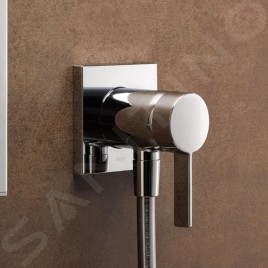 Keuco IXMO - Mitigeur de douche SOLO encastré avec corps d'encastrement, chrome 59552019522