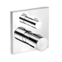 Keuco Edition 11 - Mitigeur thermostatique encastré, vanne d'arrêt et d'inversion, chrome 51174010182