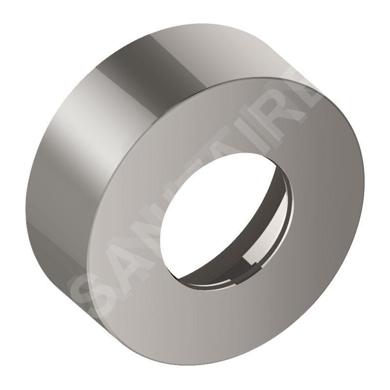Keuco IXMO - Rosace de rallonge 35 mm, avec indication rouge/bleue, inox 59551070381