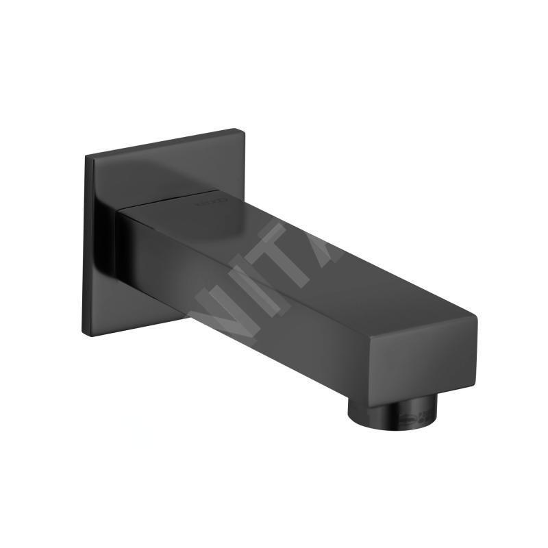 Keuco Edition 11 - Bec de remplissage pour baignoire, chrome noir brossé 51145130001