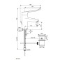 Ideal Standard Ceraplus II - Mitigeur de lavabo avec vidage, chrome BC095AA