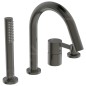 Ideal Standard Joy - Mitigeur au bord de baignoire, installation 4 trous, Magnetic Grey BC789A5