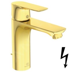 Ideal Standard Connect Air - Mitigeur de lavabo Grande avec vidage, Brushed Gold A7054A2