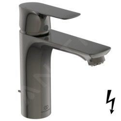 Ideal Standard Connect Air - Mitigeur de lavabo Grande avec vidage, Magnetic Grey A7054A5