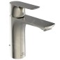 Ideal Standard Connect Air - Mitigeur de lavabo Grande avec vidage, Silver Storm A7053GN