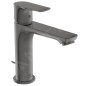 Ideal Standard Connect Air - Mitigeur de lavabo Grande Slim avec vidage, BlueStart, Magnetic Grey A7013A5