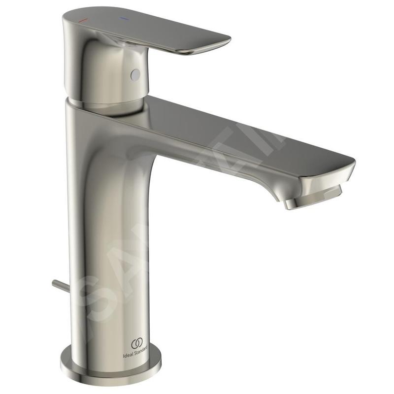 Ideal Standard Connect Air - Mitigeur de lavabo Grande Slim avec vidage, BlueStart, Silver Storm A7013GN