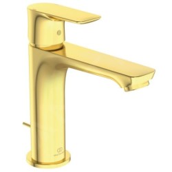 Ideal Standard Connect Air - Mitigeur de lavabo Grande Slim avec vidage, Brushed Gold A7012A2