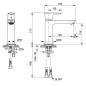 Ideal Standard Connect Air - Mitigeur de lavabo Grande Slim, Brushed Gold A7015A2
