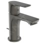 Ideal Standard Connect Air - Mitigeur de lavabo Piccolo Slim avec vidage, BlueStart, Magnetic Grey A7017A5