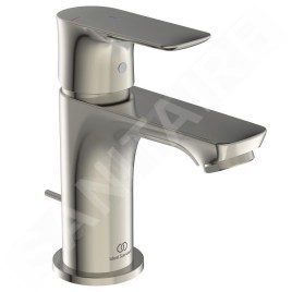Ideal Standard Connect Air - Mitigeur de lavabo Piccolo Slim avec vidage, BlueStart, Silver Storm A7017GN