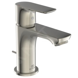 Ideal Standard Connect Air - Mitigeur de lavabo Piccolo Slim avec vidage, Silver Storm A7014GN