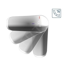 Ideal Standard Connect Air - Mitigeur de lavabo Piccolo Slim, BlueStart, Magnetic Grey A7019A5