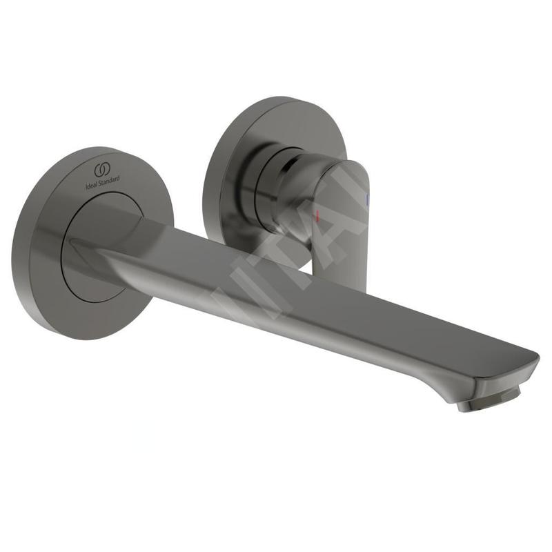Ideal Standard Connect Air - Mitigeur de lavabo encastré, 2 trous, Magnetic Grey A7009A5