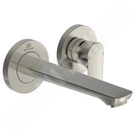 Ideal Standard Connect Air - Mitigeur de lavabo encastré, 2 trous, Silver Storm A7029GN