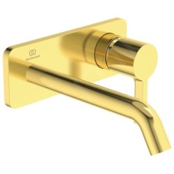Ideal Standard Joy - Mitigeur de lavabo encastré, bec 180 mm, Brushed Gold A7380A2