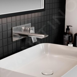 Ideal Standard Conca Tap - Mitigeur de lavabo encastré, bec 180 mm, chrome A7371AA