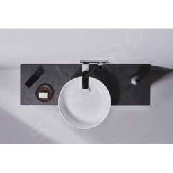 Ideal Standard Conca Tap - Mitigeur de lavabo encastré, bec 180 mm, Magnetic Grey A7371A5