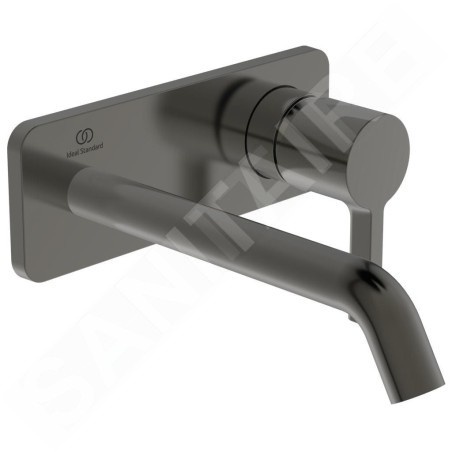 Ideal Standard Joy - Mitigeur de lavabo encastré, bec 180 mm, Magnetic Grey A7380A5