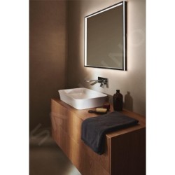 Ideal Standard Conca Tap - Mitigeur de lavabo encastré, bec 180 mm, Silver Storm A7371GN