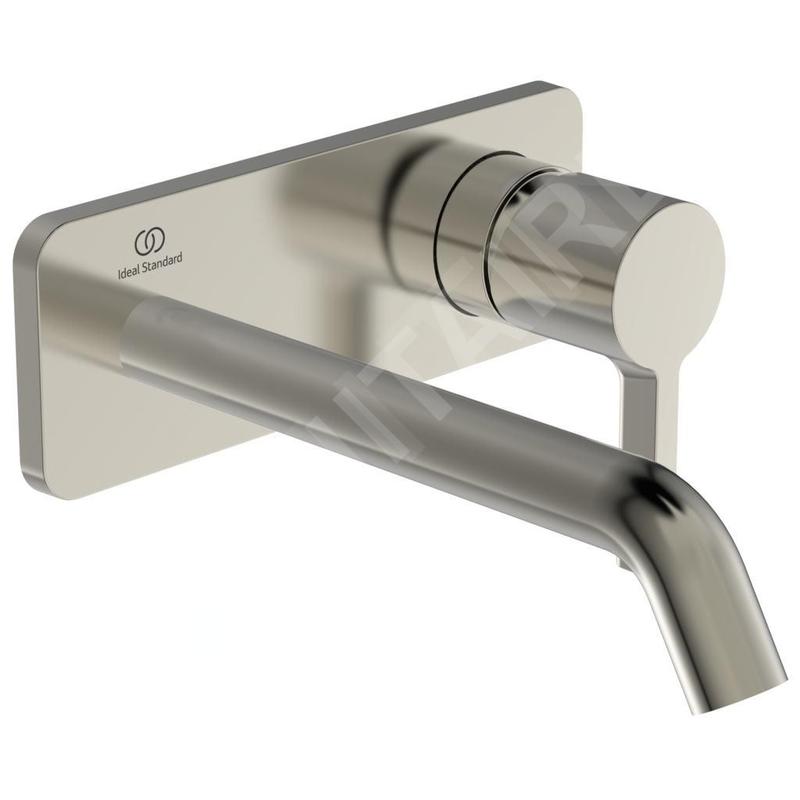 Ideal Standard Joy - Mitigeur de lavabo encastré, bec 180 mm, Silver Storm A7380GN