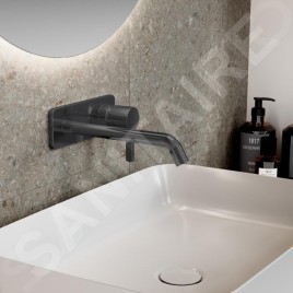 Ideal Standard Joy - Mitigeur de lavabo encastré, bec 220 mm, Magnetic Grey A7381A5