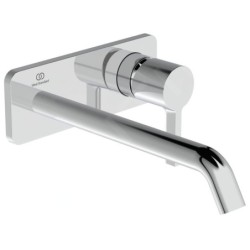 Ideal Standard Joy - Mitigeur de lavabo encastré, bec 180 mm, Silver Storm A7381GN