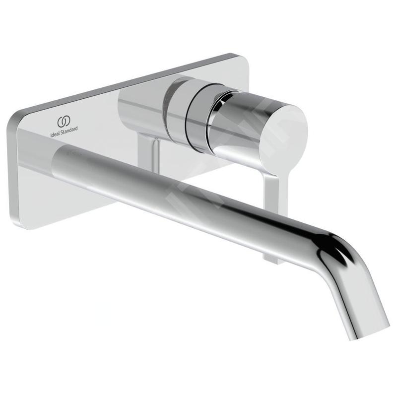 Ideal Standard Joy - Mitigeur de lavabo encastré, bec 180 mm, Silver Storm A7381GN
