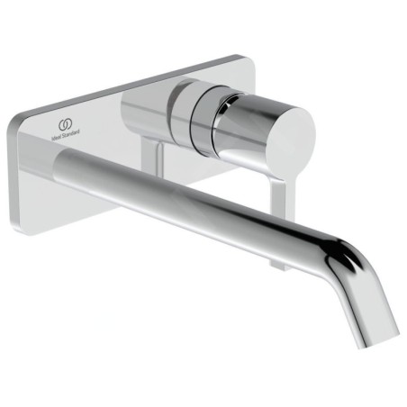 Ideal Standard Joy - Mitigeur de lavabo encastré, bec 180 mm, Silver Storm A7381GN