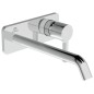Ideal Standard Joy - Mitigeur de lavabo encastré, bec 180 mm, Silver Storm A7381GN